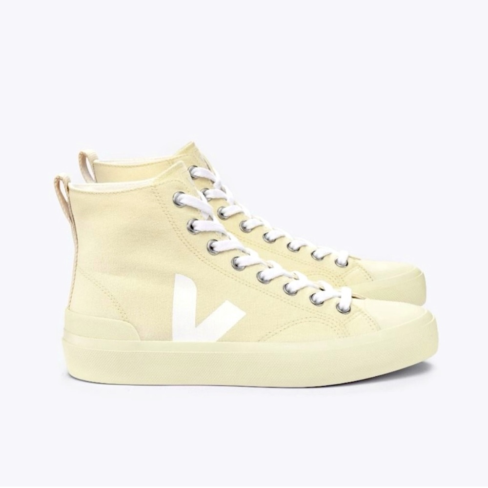 Veja Women’s Watta II High Top Sneakers - Butter White